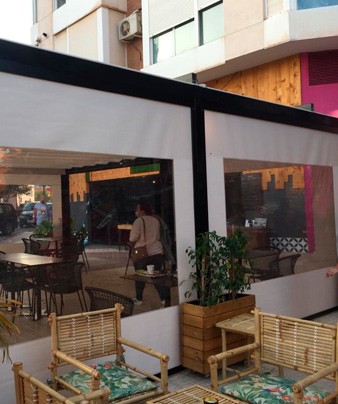 Toldos para Bares y Restaurantes en Castellon, Benicassim, Oropesa Alcocebre y más.