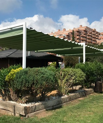 Toldos tipo Pérgola en Castellon.Benicassim, Oropesa Alcocebre y más.